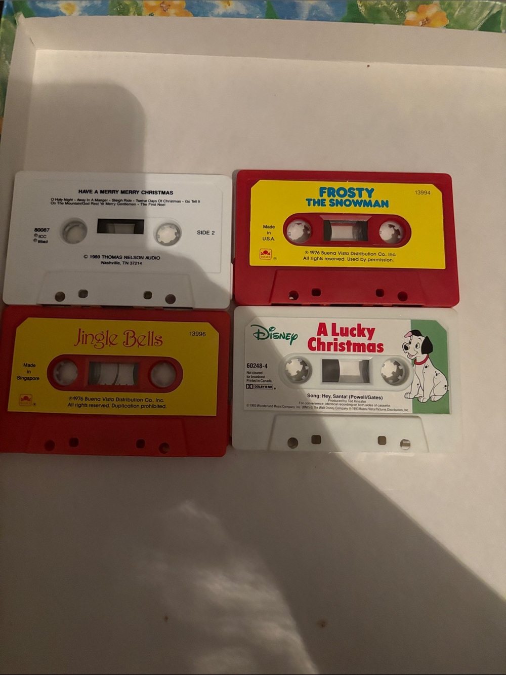 Vintage Kids Christmas Cassettes